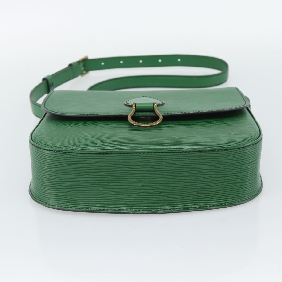 LOUIS VUITTON Epi Saint Cloud GM Shoulder Bag Green M52194 LV Auth 191689