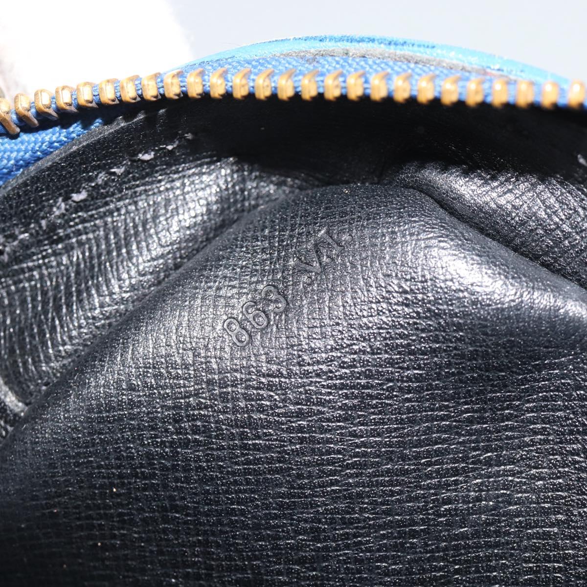 LOUIS VUITTON Epi Jeune Fille MM Shoulder Bag Blue M52155 LV Auth 191695