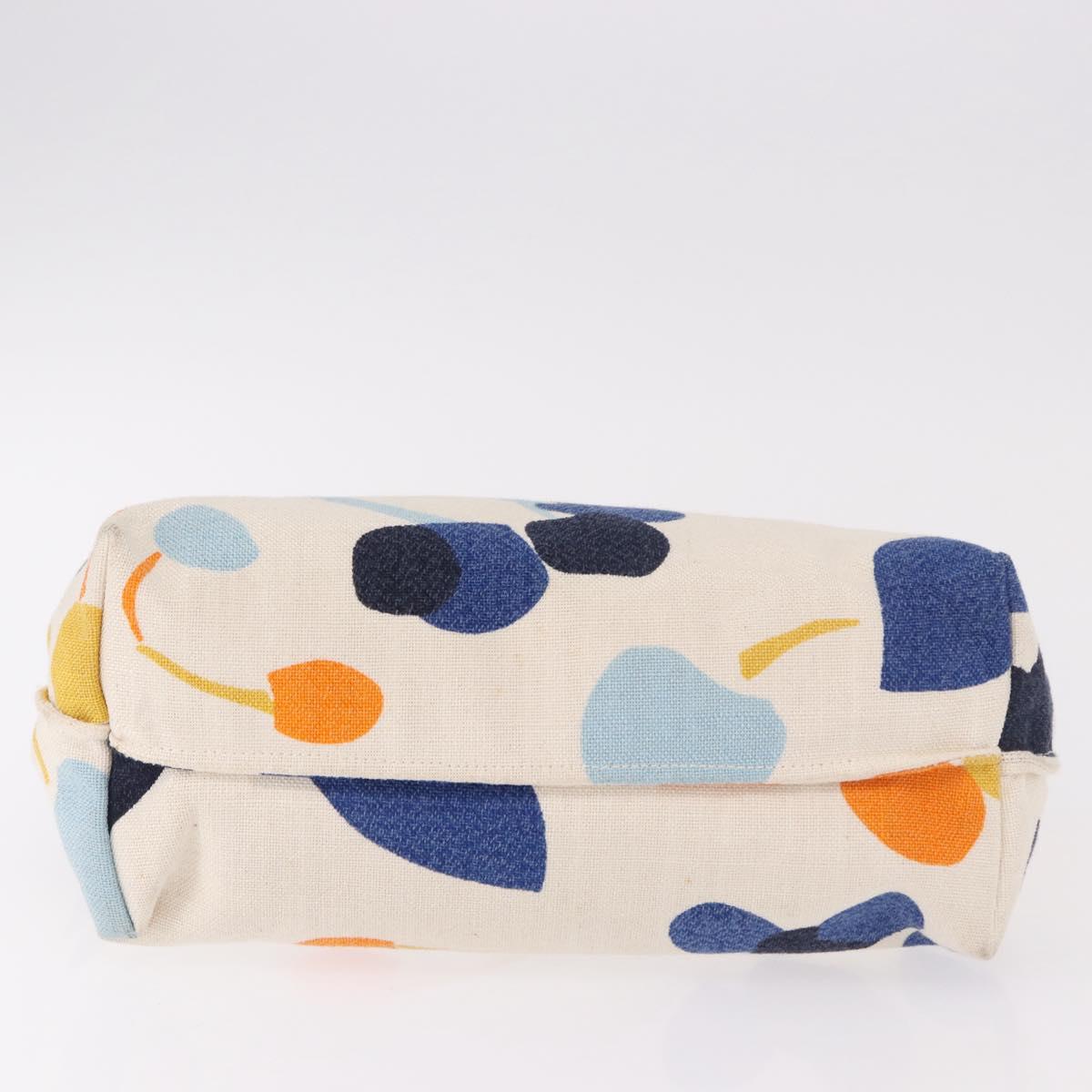 Miu Miu Hand Bag Canvas Multicolor Auth 191702A