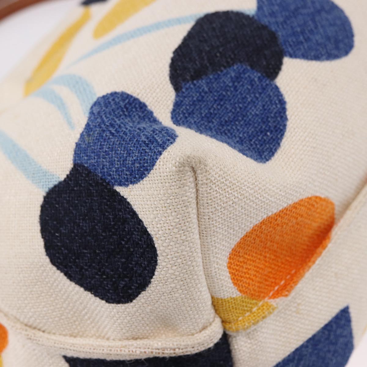 Miu Miu Hand Bag Canvas Multicolor Auth 191702A
