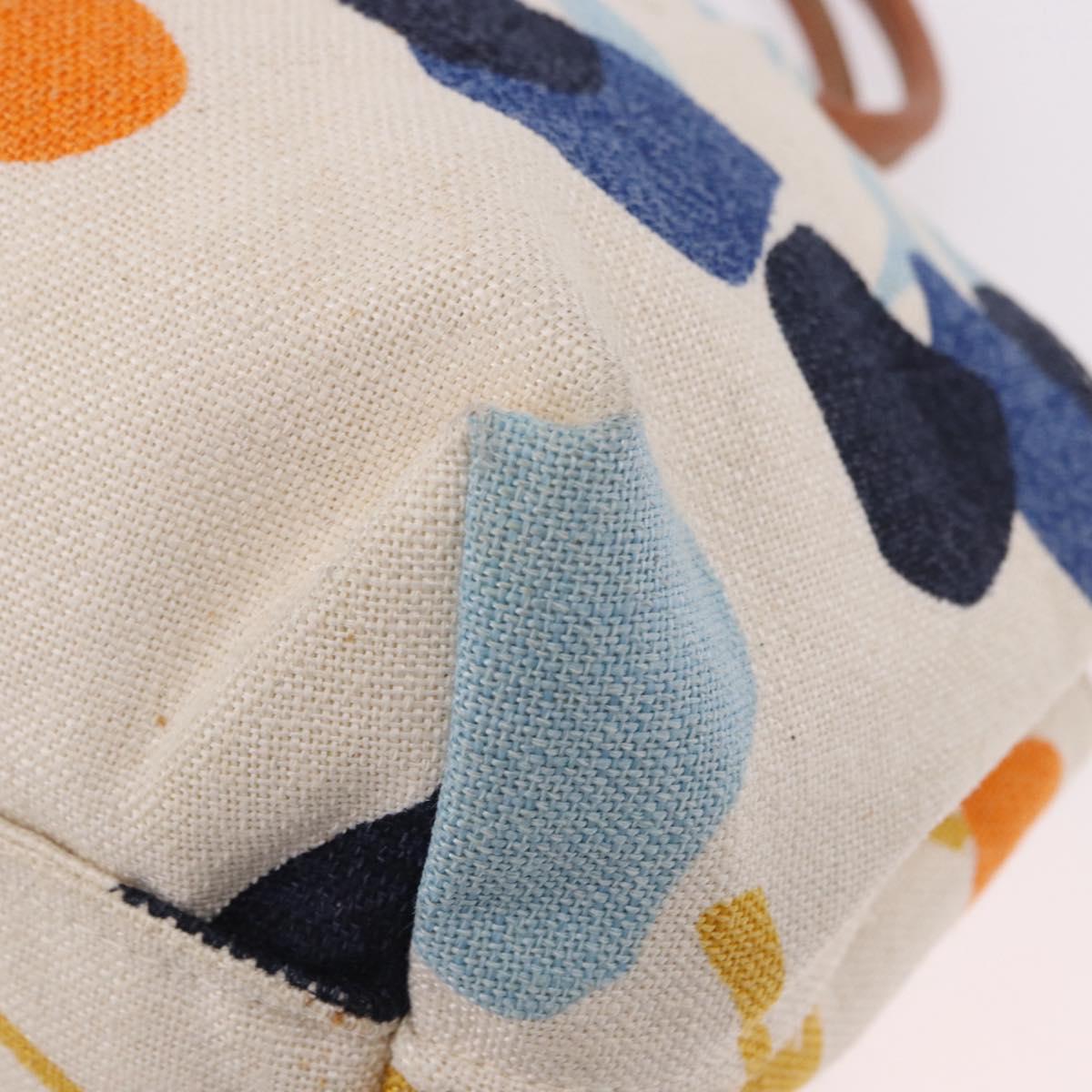 Miu Miu Hand Bag Canvas Multicolor Auth 191702A