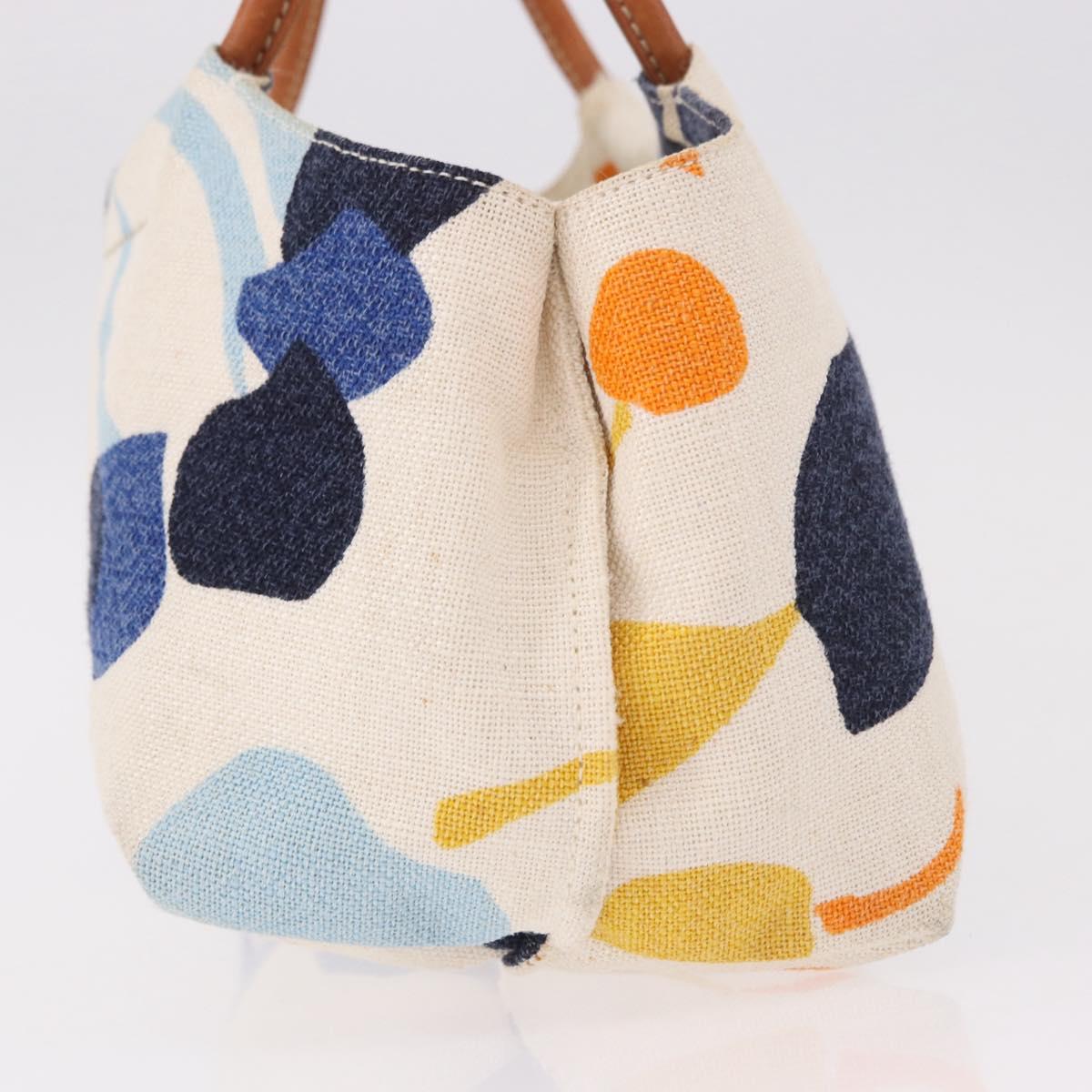 Miu Miu Hand Bag Canvas Multicolor Auth 191702A