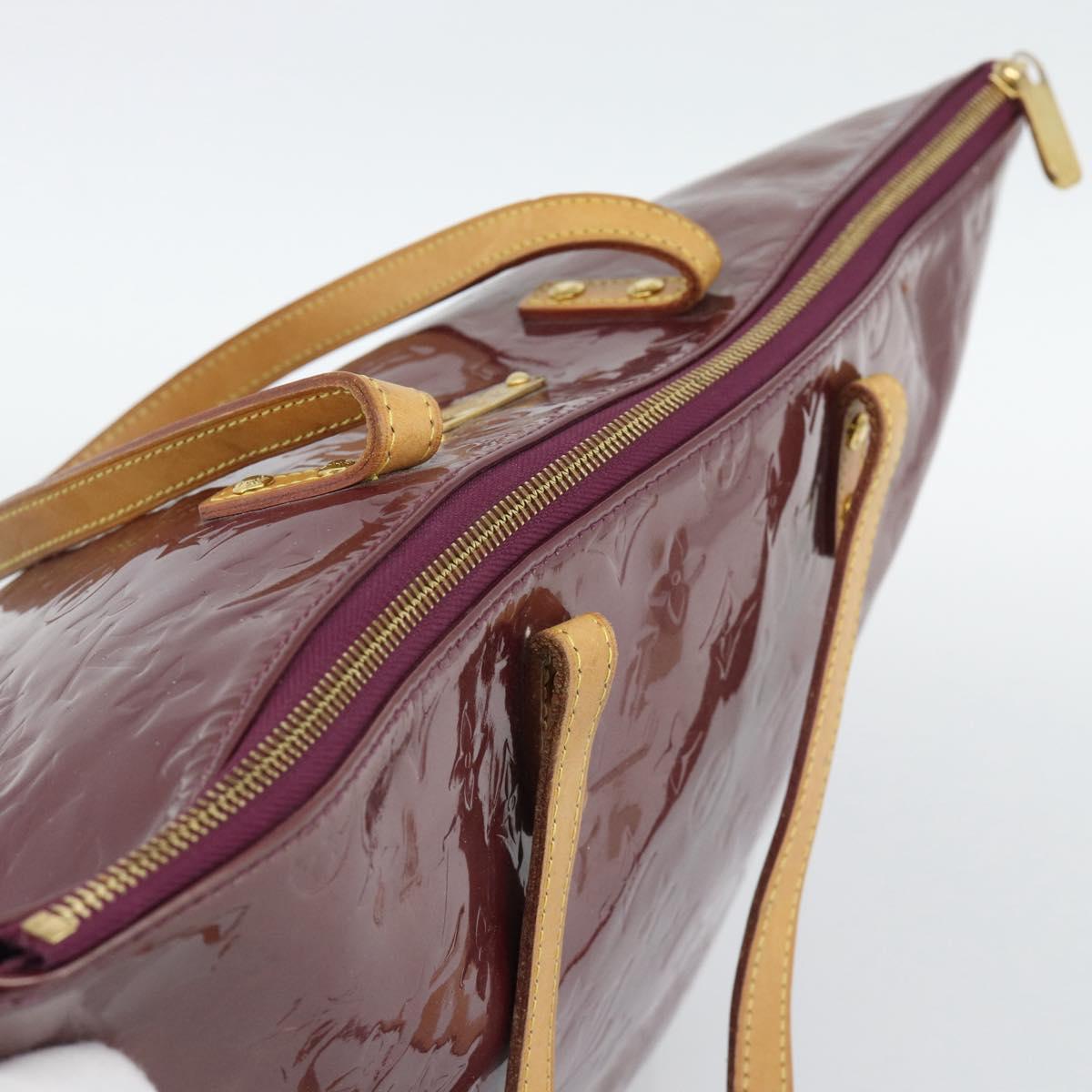LOUIS VUITTON Monogram Vernis Bellevue GM Tote Bag Violet M93588 LV Auth 191706
