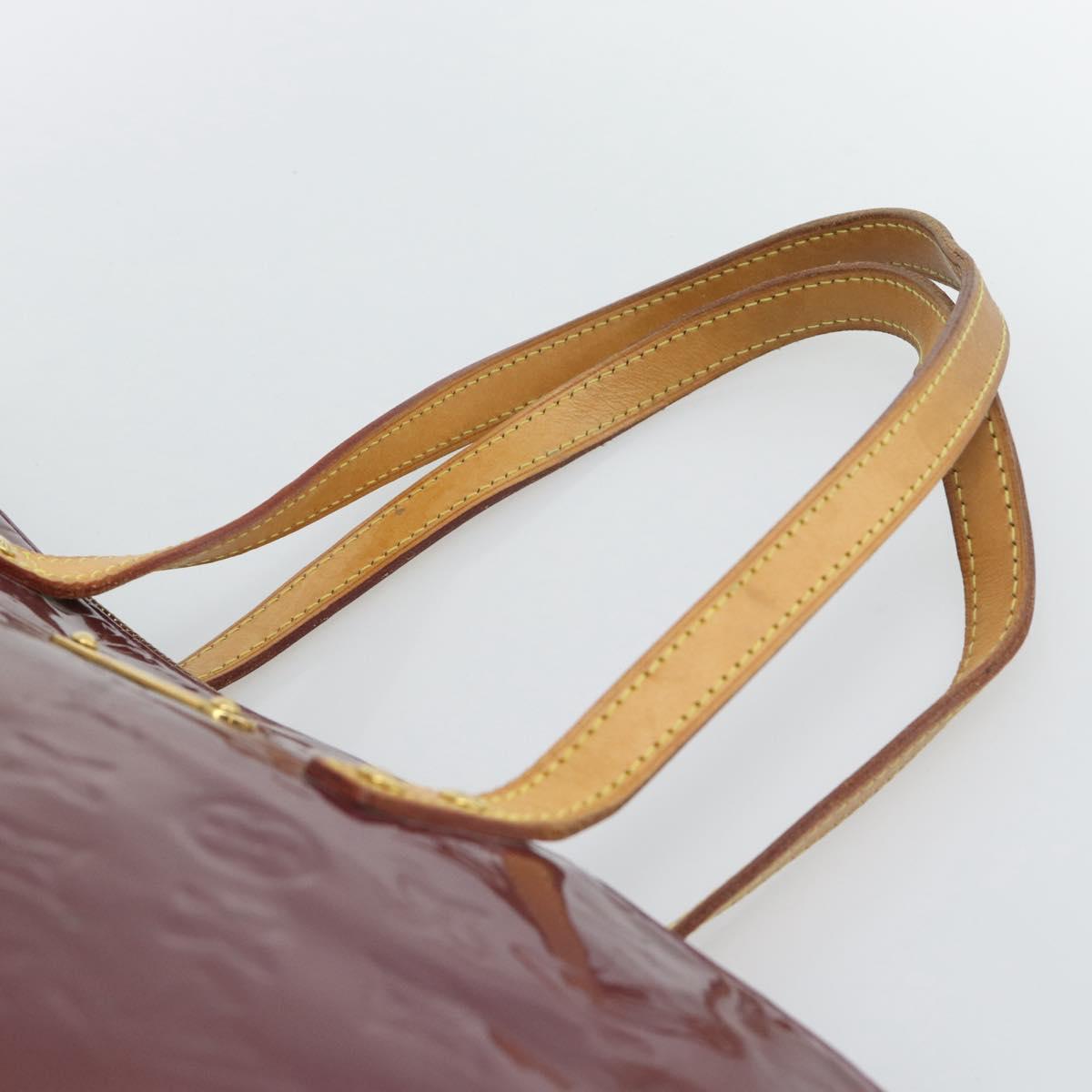 LOUIS VUITTON Monogram Vernis Bellevue GM Tote Bag Violet M93588 LV Auth 191706