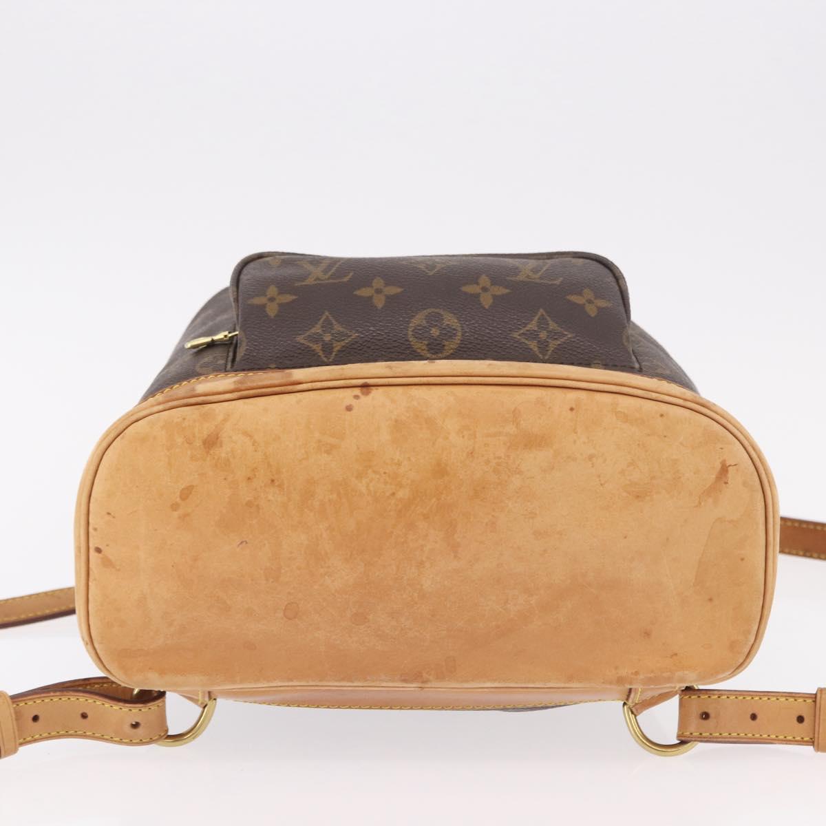 LOUIS VUITTON Monogram Montsouris MM Backpack M51136 LV Auth 191709