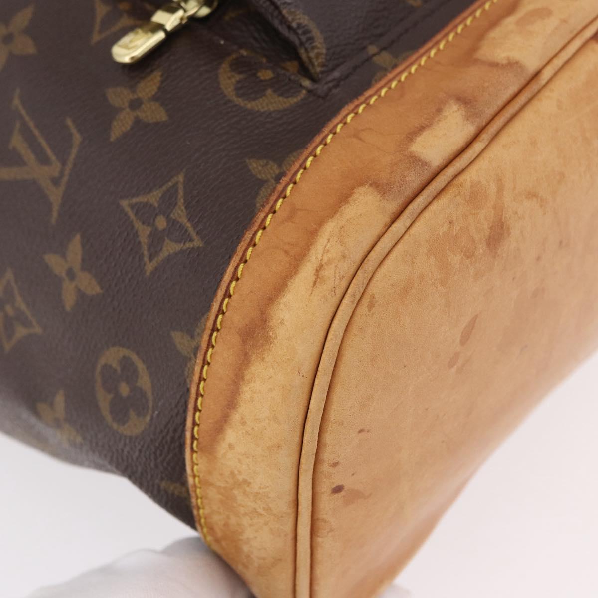 LOUIS VUITTON Monogram Montsouris MM Backpack M51136 LV Auth 191709