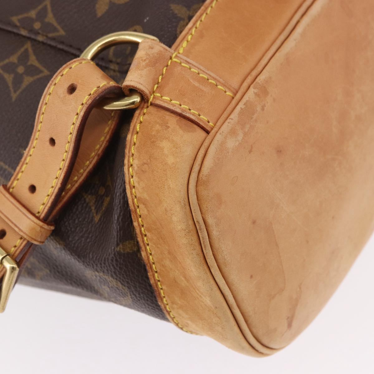 LOUIS VUITTON Monogram Montsouris MM Backpack M51136 LV Auth 191709