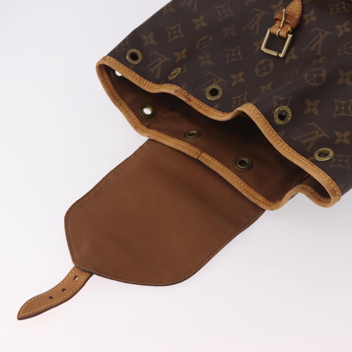 LOUIS VUITTON Monogram Montsouris MM Backpack M51136 LV Auth 191709