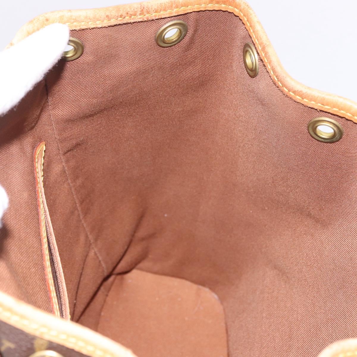 LOUIS VUITTON Monogram Montsouris MM Backpack M51136 LV Auth 191709