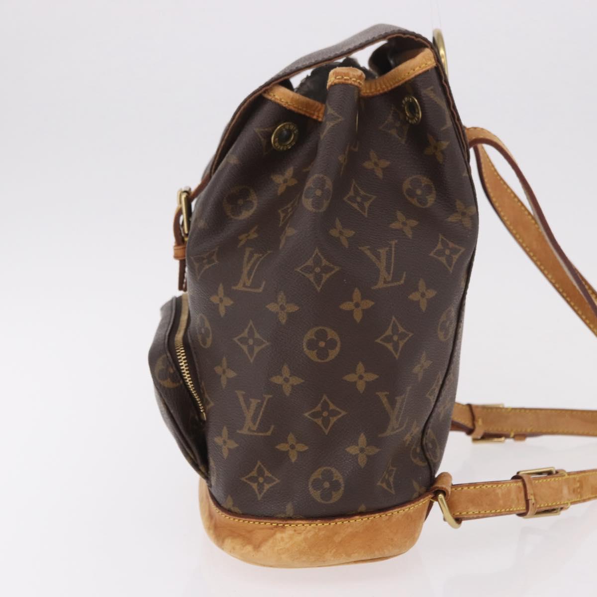 LOUIS VUITTON Monogram Montsouris MM Backpack M51136 LV Auth 191709