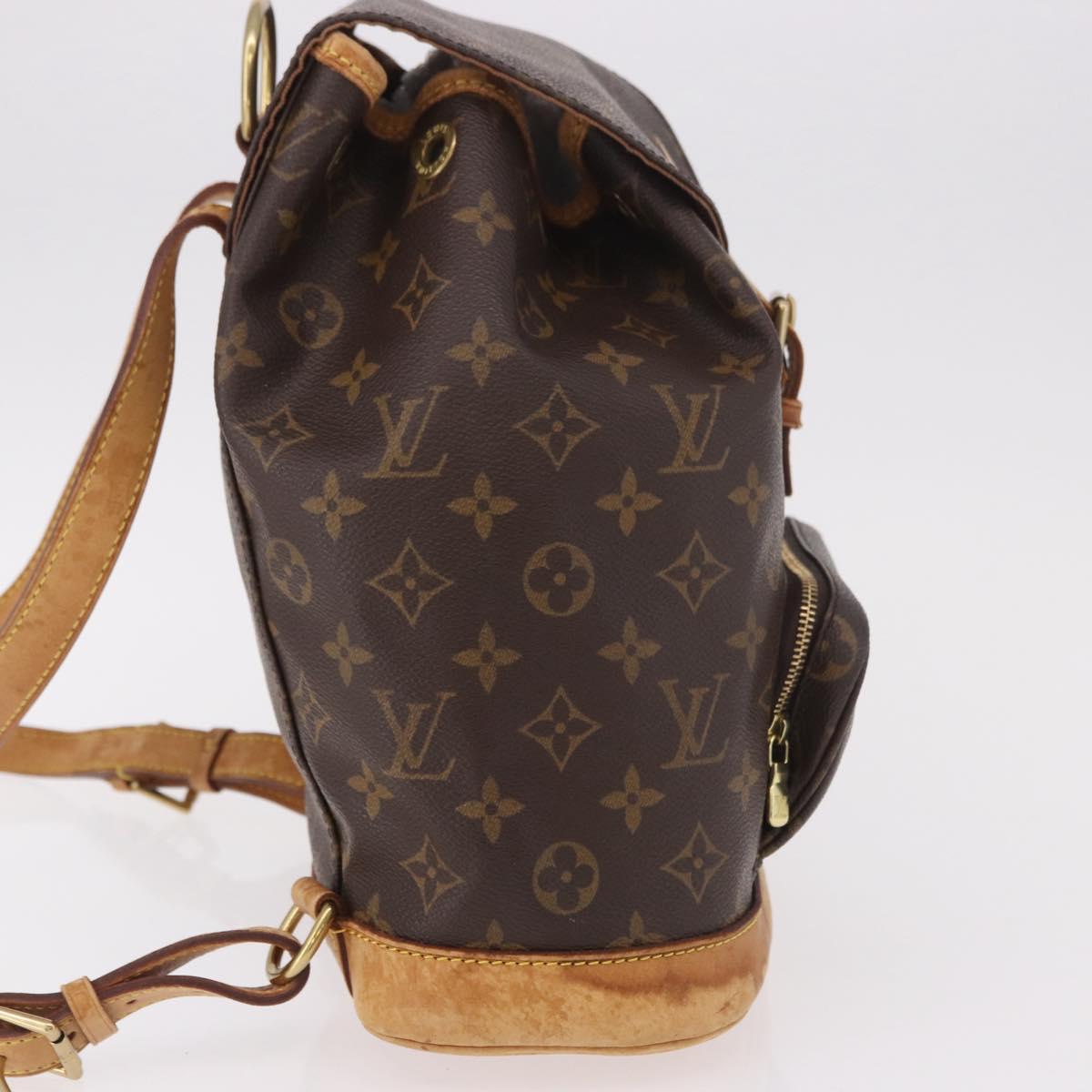 LOUIS VUITTON Monogram Montsouris MM Backpack M51136 LV Auth 191709
