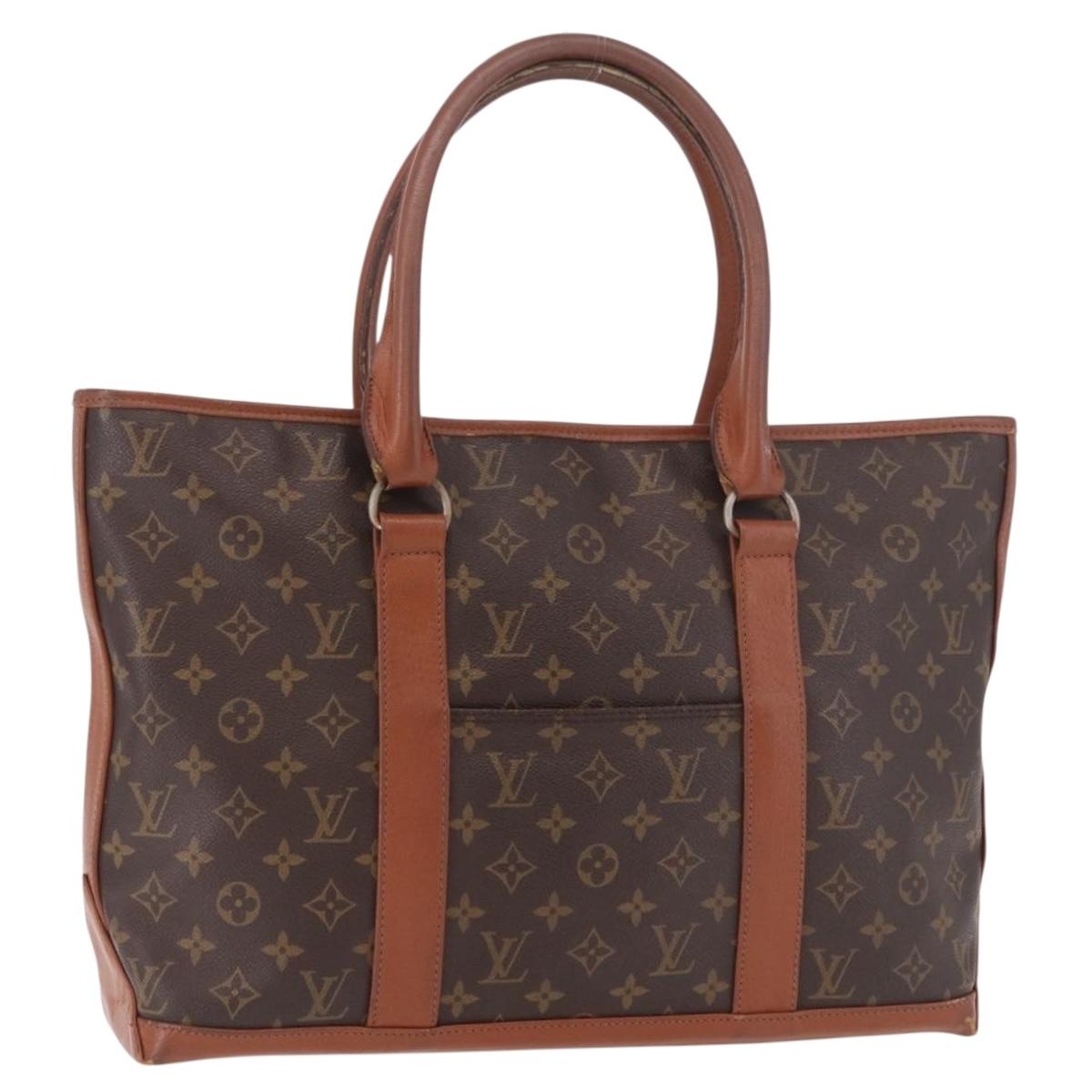 LOUIS VUITTON Monogram Sac Weekend PM Tote Bag M42425 LV Auth 191711