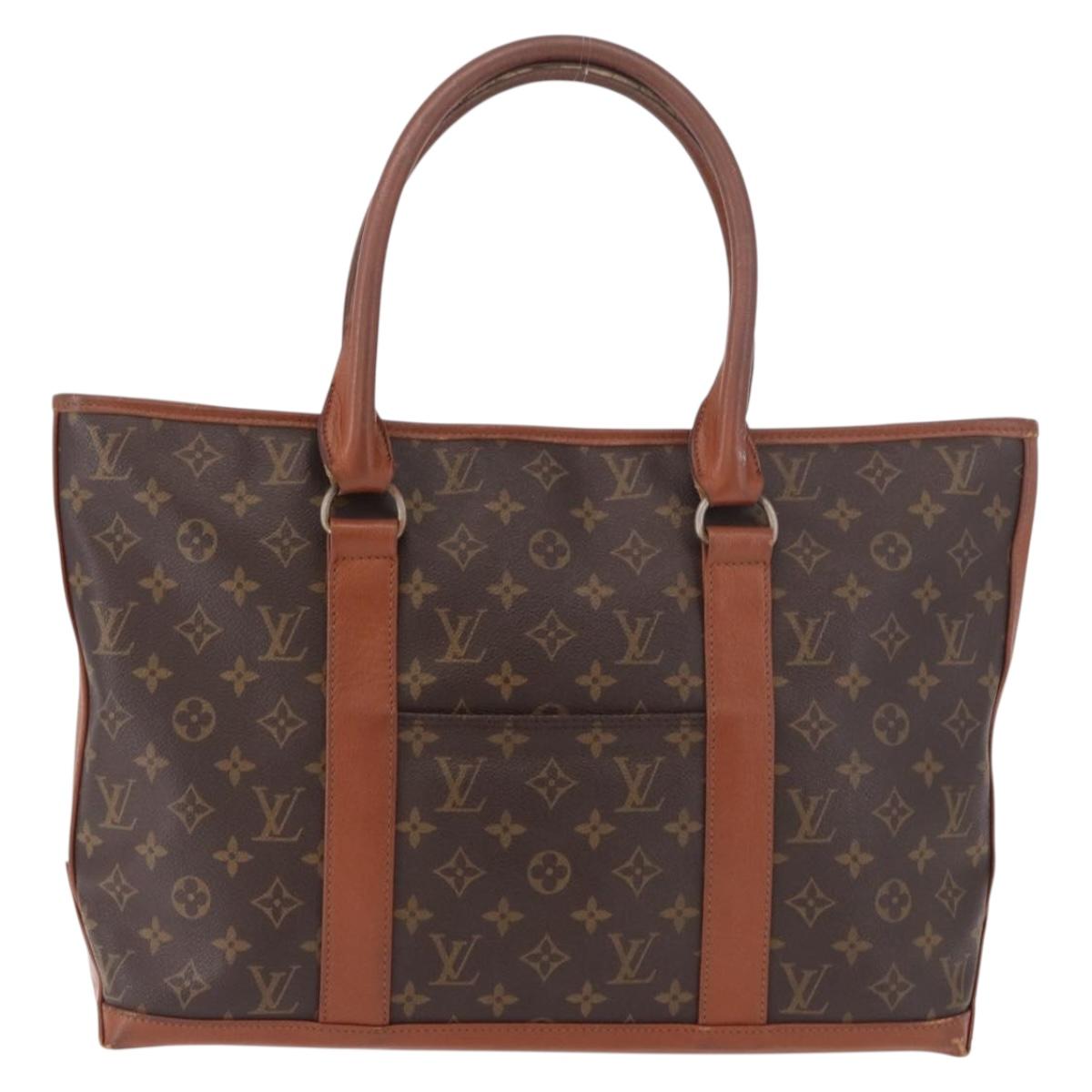 LOUIS VUITTON Monogram Sac Weekend PM Tote Bag M42425 LV Auth 191711