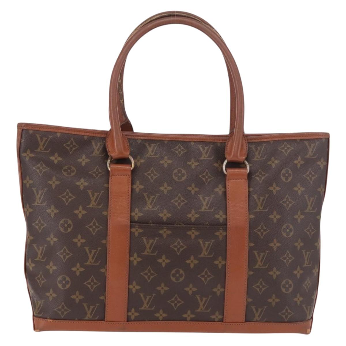 LOUIS VUITTON Monogram Sac Weekend PM Tote Bag M42425 LV Auth 191711