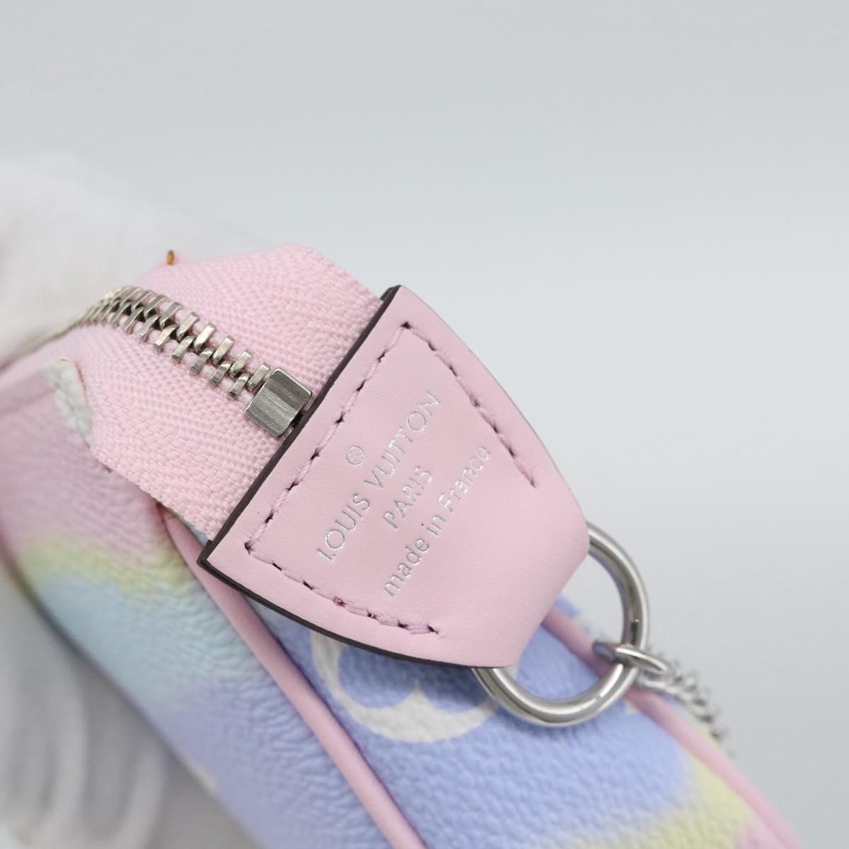 LOUIS VUITTON Monogram Escal Mini Pochette Accessoires Pouch M69269 Auth 191712M