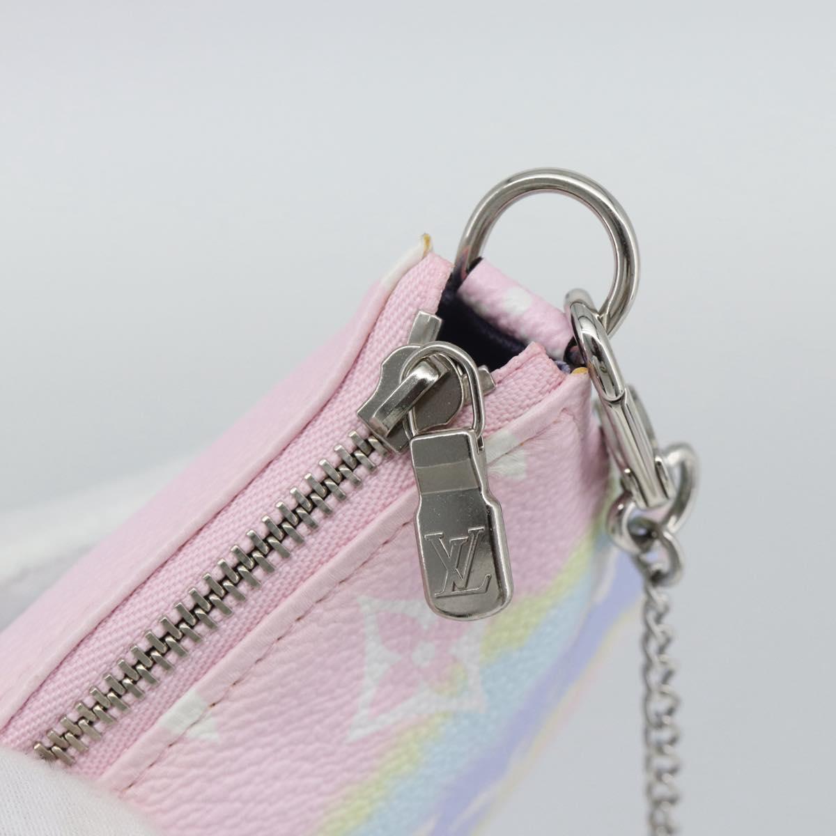 LOUIS VUITTON Monogram Escal Mini Pochette Accessoires Pouch M69269 Auth 191712M