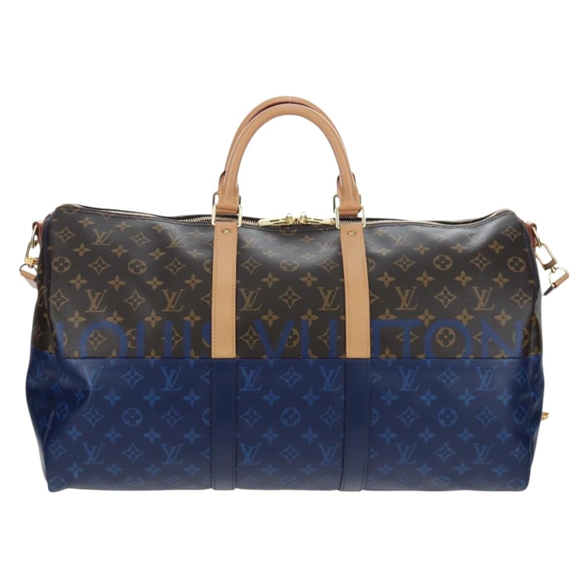 LOUIS VUITTON Monogram Split Keepall Bandouliere 50 Bag M43861 LV Auth 191722SM