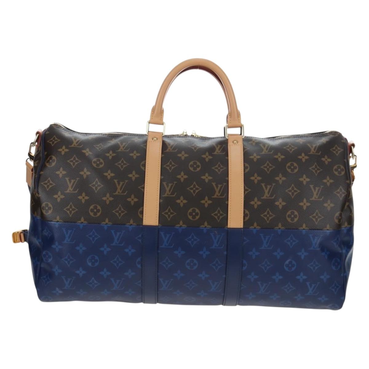 LOUIS VUITTON Monogram Split Keepall Bandouliere 50 Bag M43861 LV Auth 191722SM