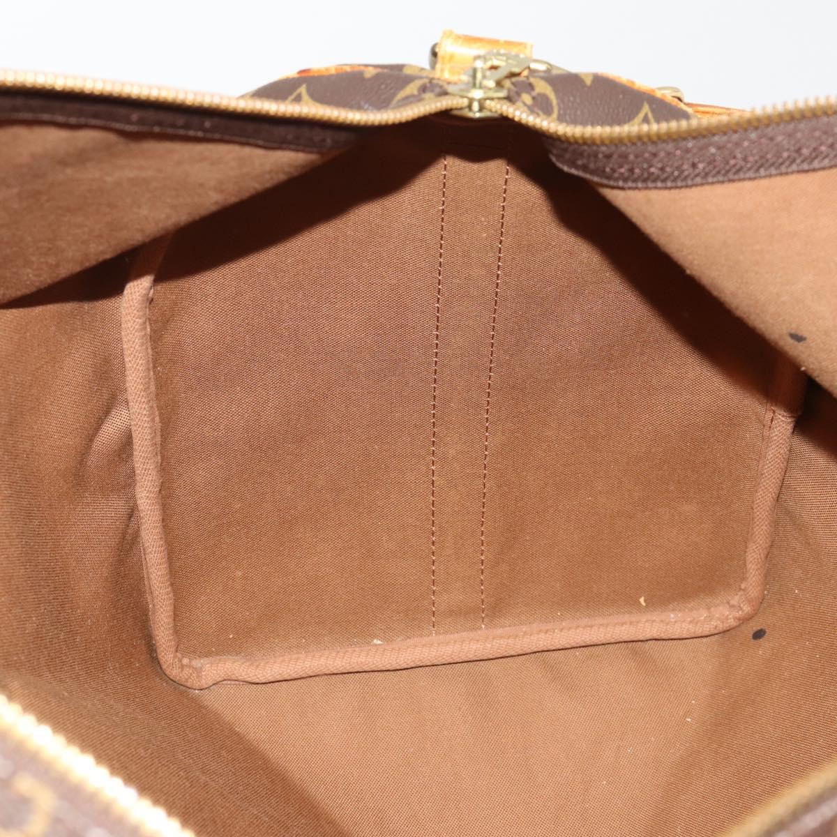 LOUIS VUITTON Monogram Keepall Bandouliere 50 Boston Bag M41416 LV Auth 191741