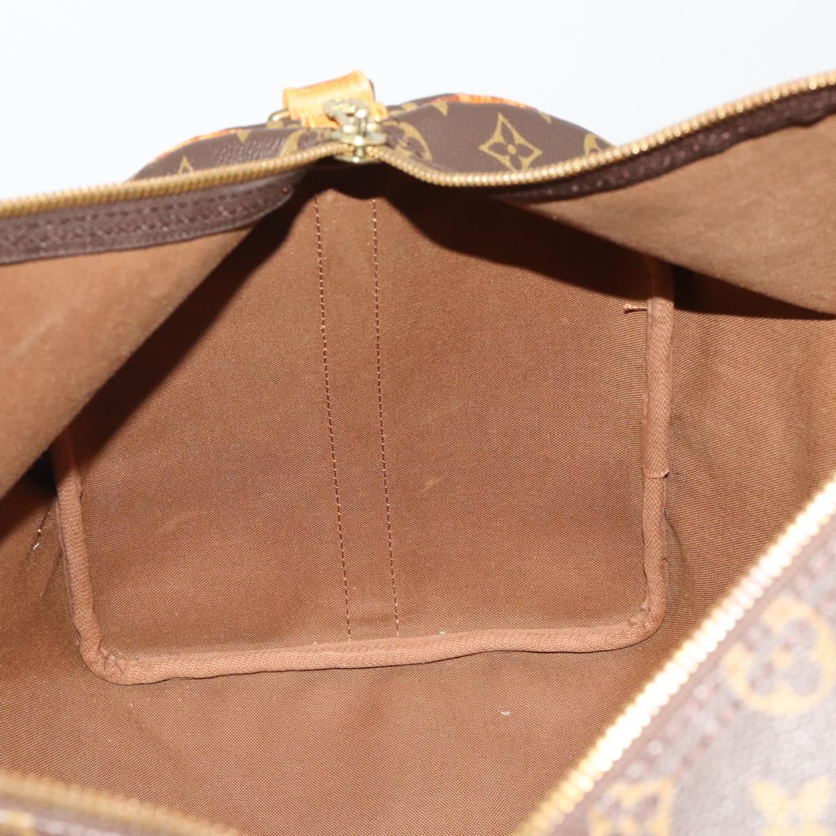LOUIS VUITTON Monogram Keepall Bandouliere 50 Boston Bag M41416 LV Auth 191741