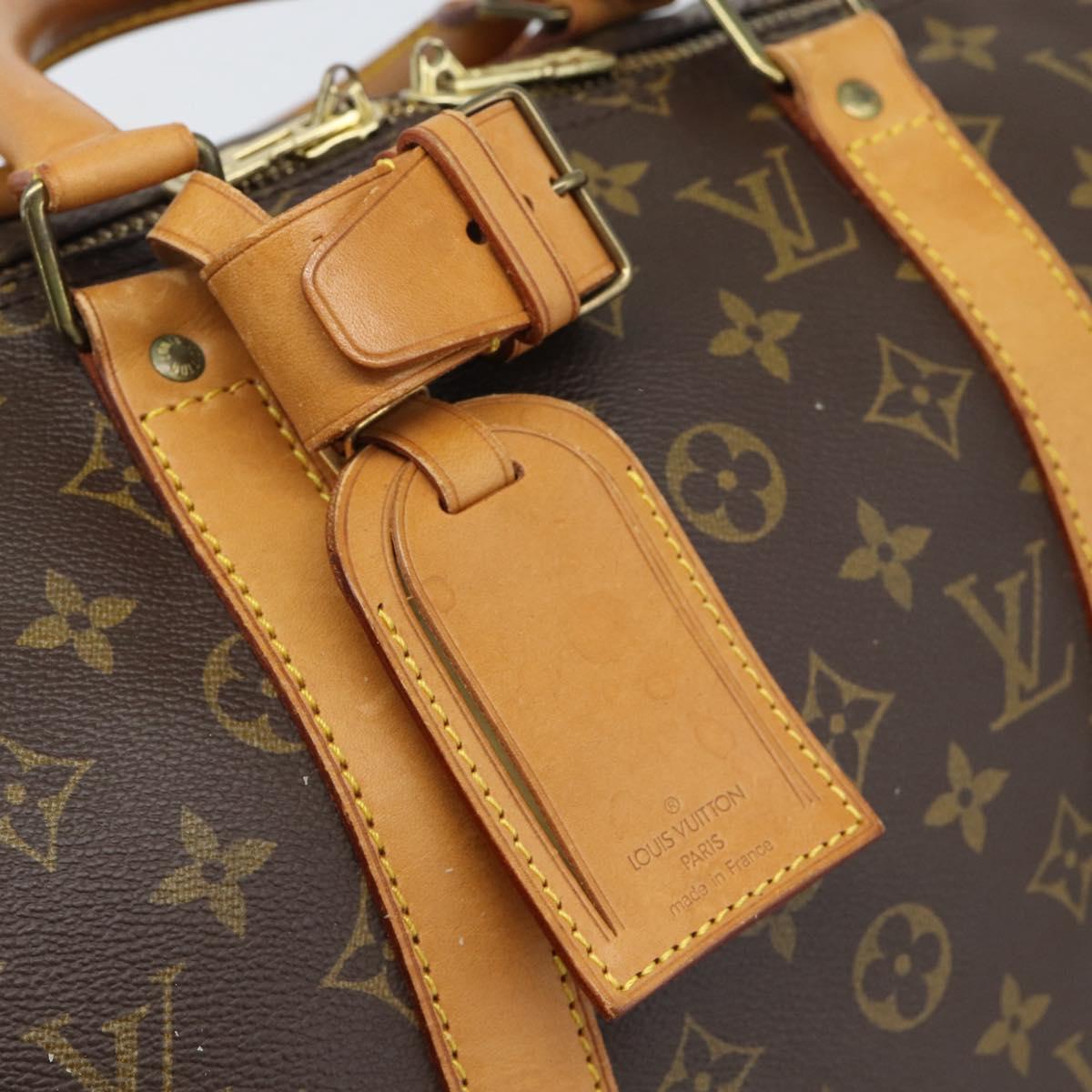 LOUIS VUITTON Monogram Keepall 50 Boston Bag M41426 LV Auth 191742A