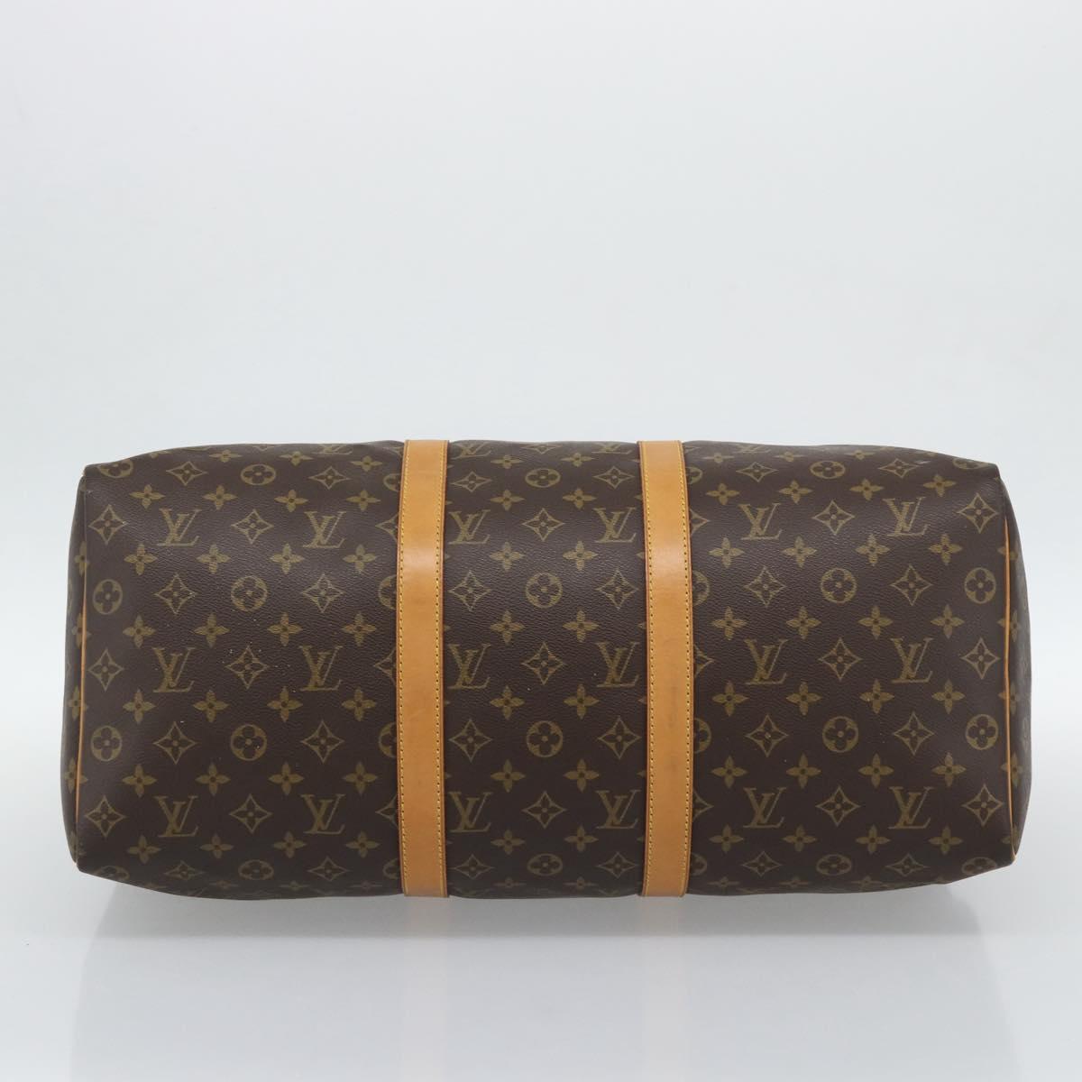 LOUIS VUITTON Monogram Keepall 50 Boston Bag M41426 LV Auth 191742A