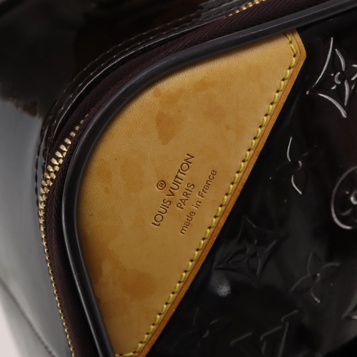 LOUIS VUITTON Monogram Vernis Pegas 45 Suitcase Amarante M91277 LV Auth 191745A