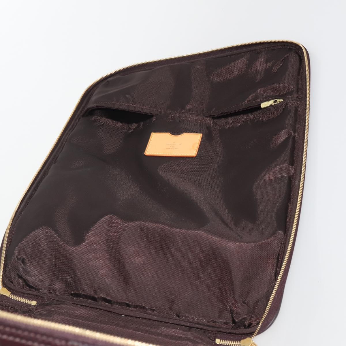 LOUIS VUITTON Monogram Vernis Pegas 45 Suitcase Amarante M91277 LV Auth 191745A