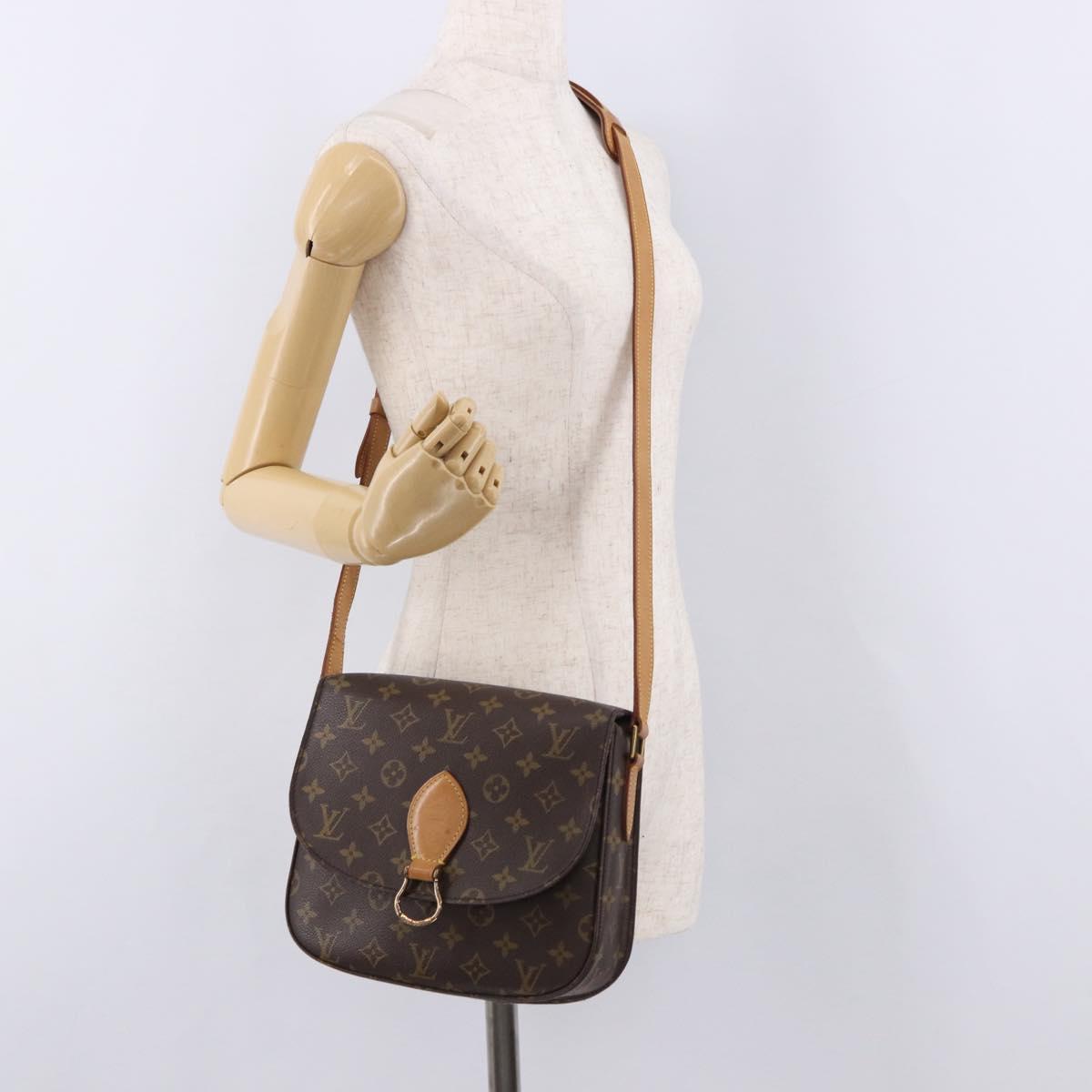 LOUIS VUITTON Monogram Saint Cloud GM Shoulder Bag M51242 LV Auth 191755
