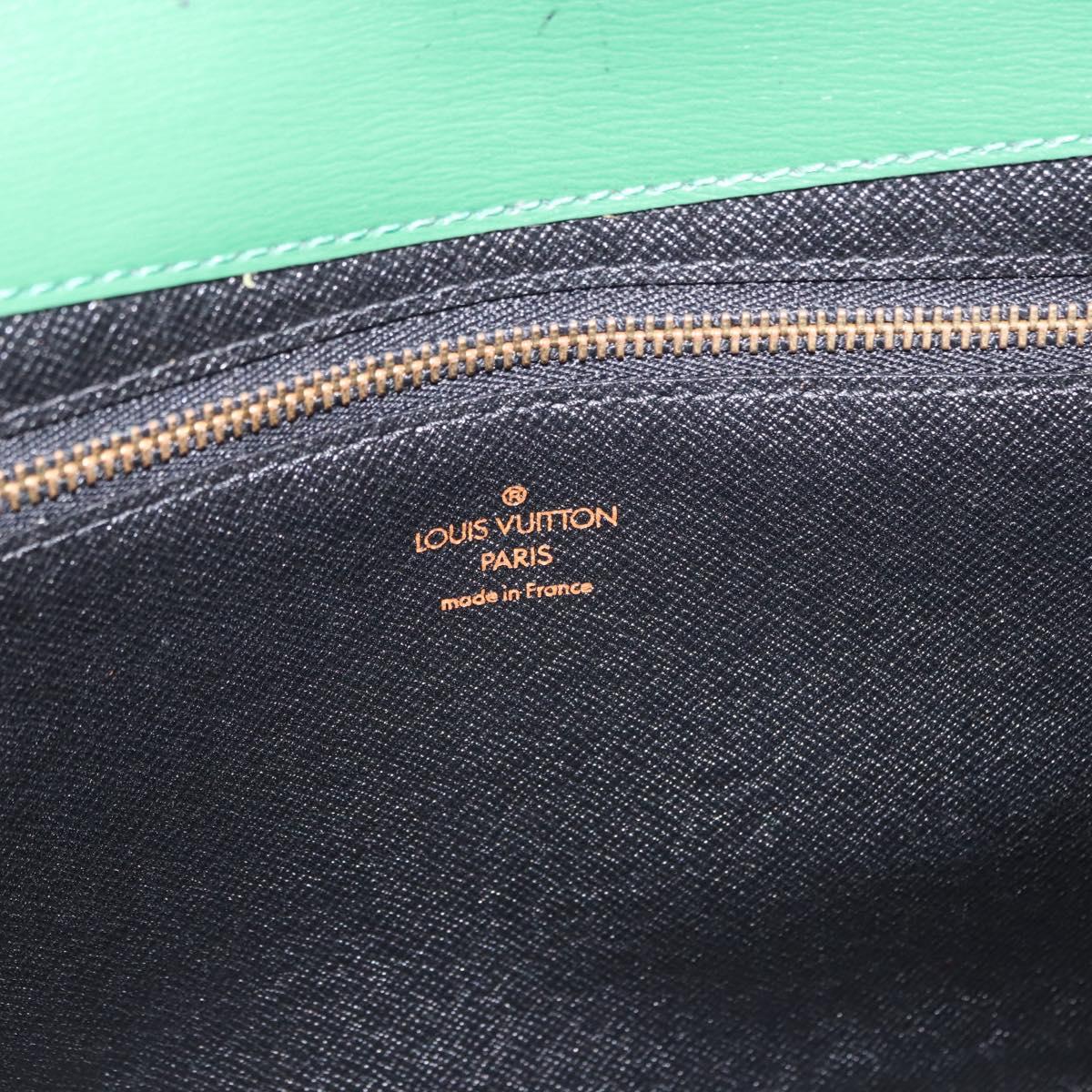 LOUIS VUITTON Epi Art Deco Clutch Bag Green M52634 LV Auth 191760A