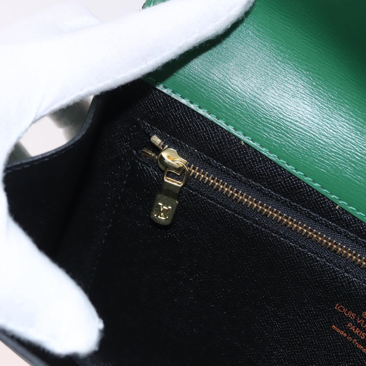 LOUIS VUITTON Epi Art Deco Clutch Bag Green M52634 LV Auth 191760A