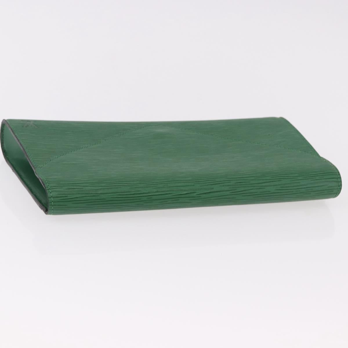 LOUIS VUITTON Epi Art Deco Clutch Bag Green M52634 LV Auth 191760A