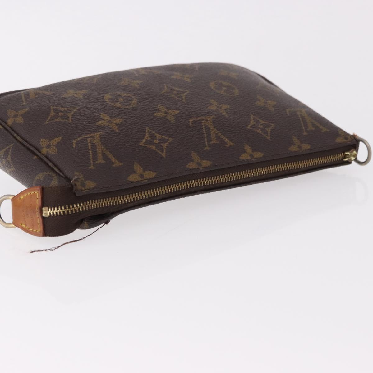 LOUIS VUITTON Monogram Pochette Accessoires Pouch M51980 LV Auth 191766