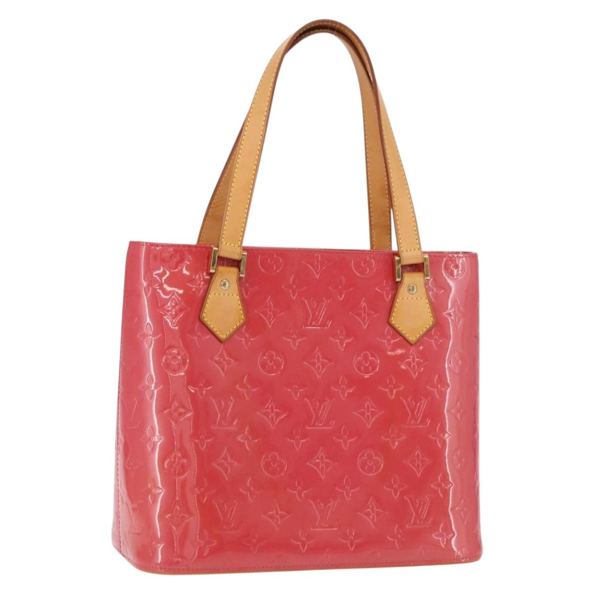 LOUIS VUITTON Monogram Vernis Houston Hand Bag Fran Boise M9135F LV Auth 191771