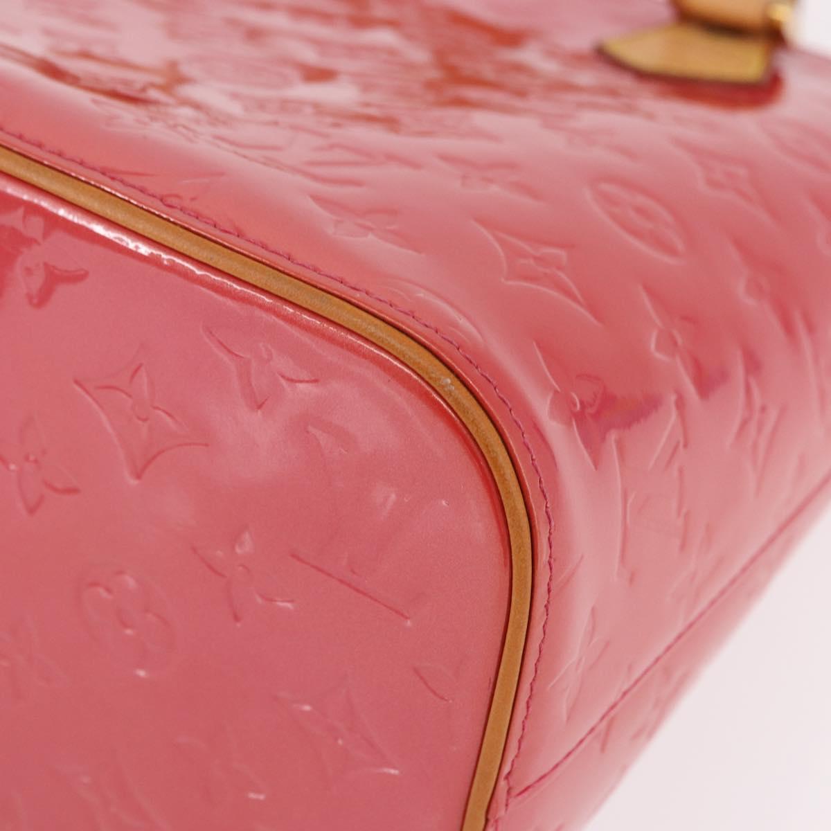 LOUIS VUITTON Monogram Vernis Houston Hand Bag Fran Boise M9135F LV Auth 191771