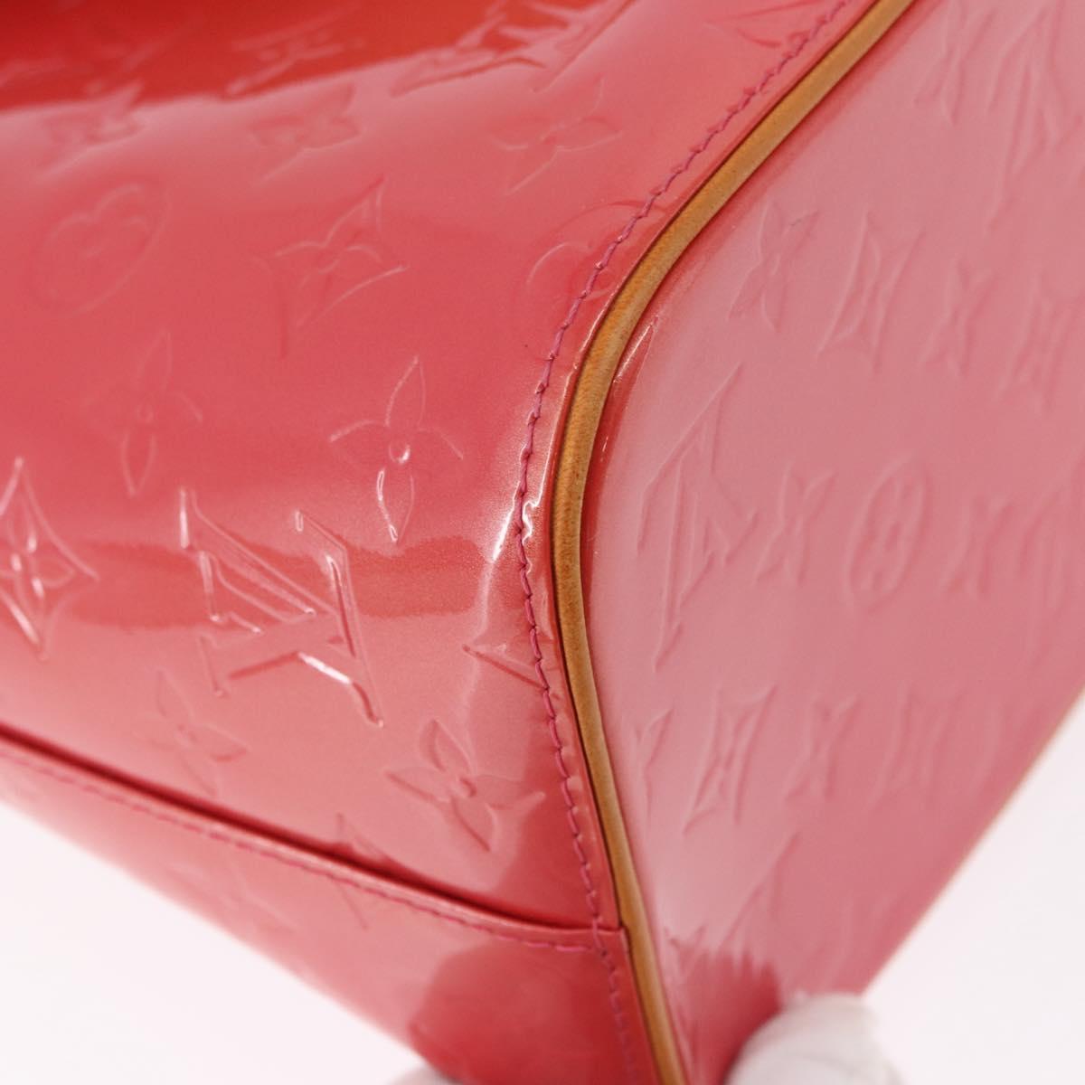 LOUIS VUITTON Monogram Vernis Houston Hand Bag Fran Boise M9135F LV Auth 191771