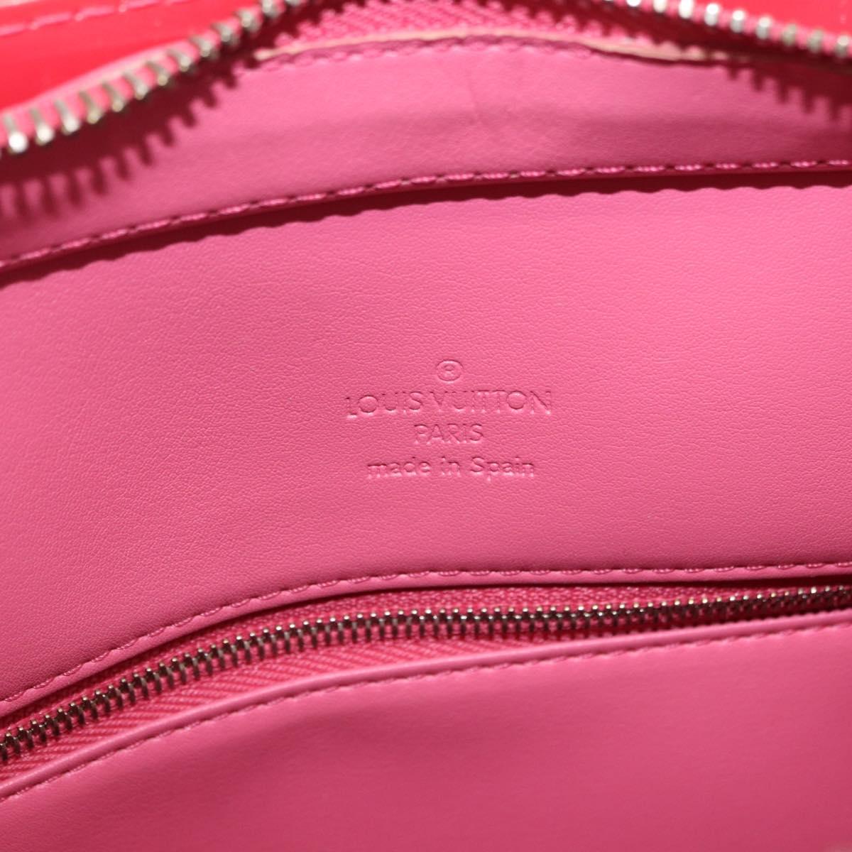 LOUIS VUITTON Monogram Vernis Houston Hand Bag Fran Boise M9135F LV Auth 191771