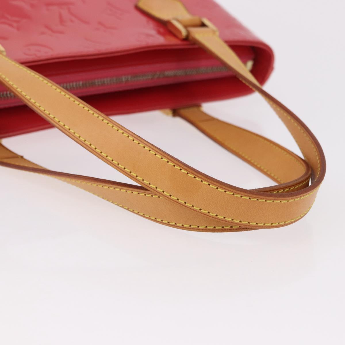 LOUIS VUITTON Monogram Vernis Houston Hand Bag Fran Boise M9135F LV Auth 191771