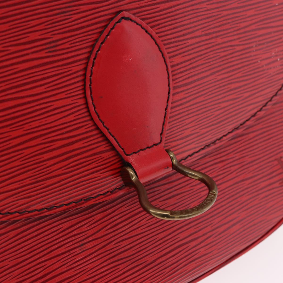 LOUIS VUITTON Epi Saint Cloud GM Shoulder Bag Red M52197 LV Auth 191772