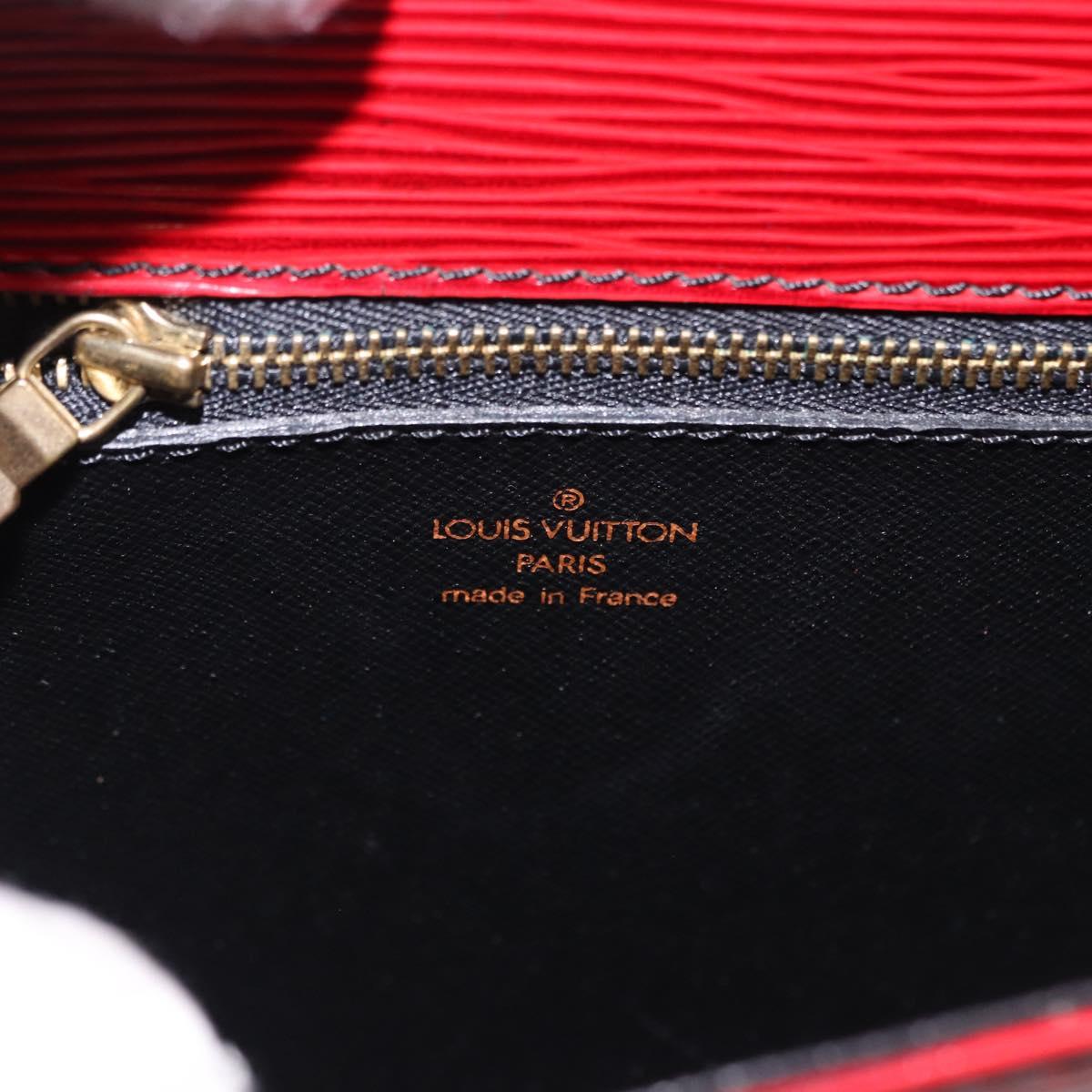 LOUIS VUITTON Epi Saint Cloud GM Shoulder Bag Red M52197 LV Auth 191772