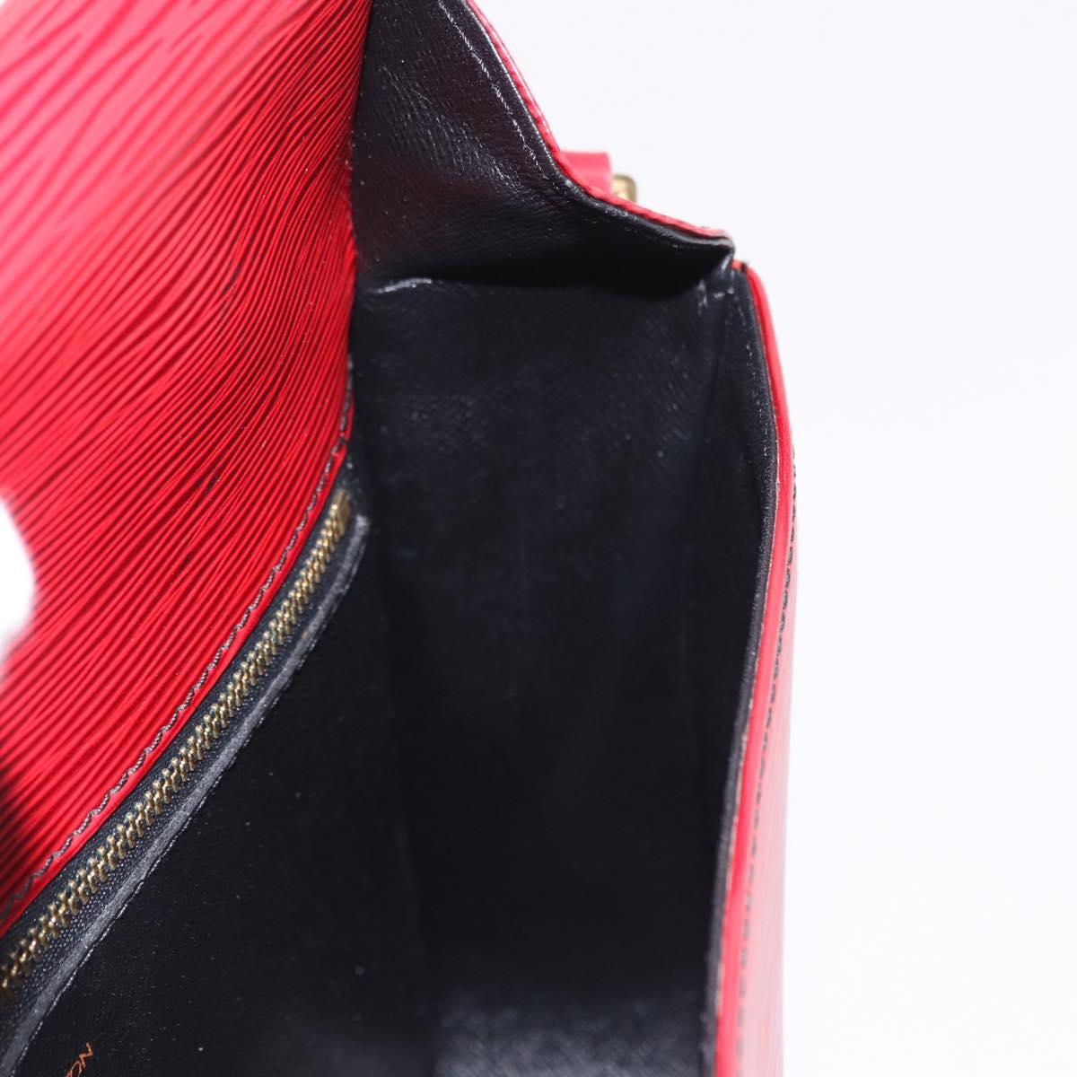 LOUIS VUITTON Epi Saint Cloud GM Shoulder Bag Red M52197 LV Auth 191772