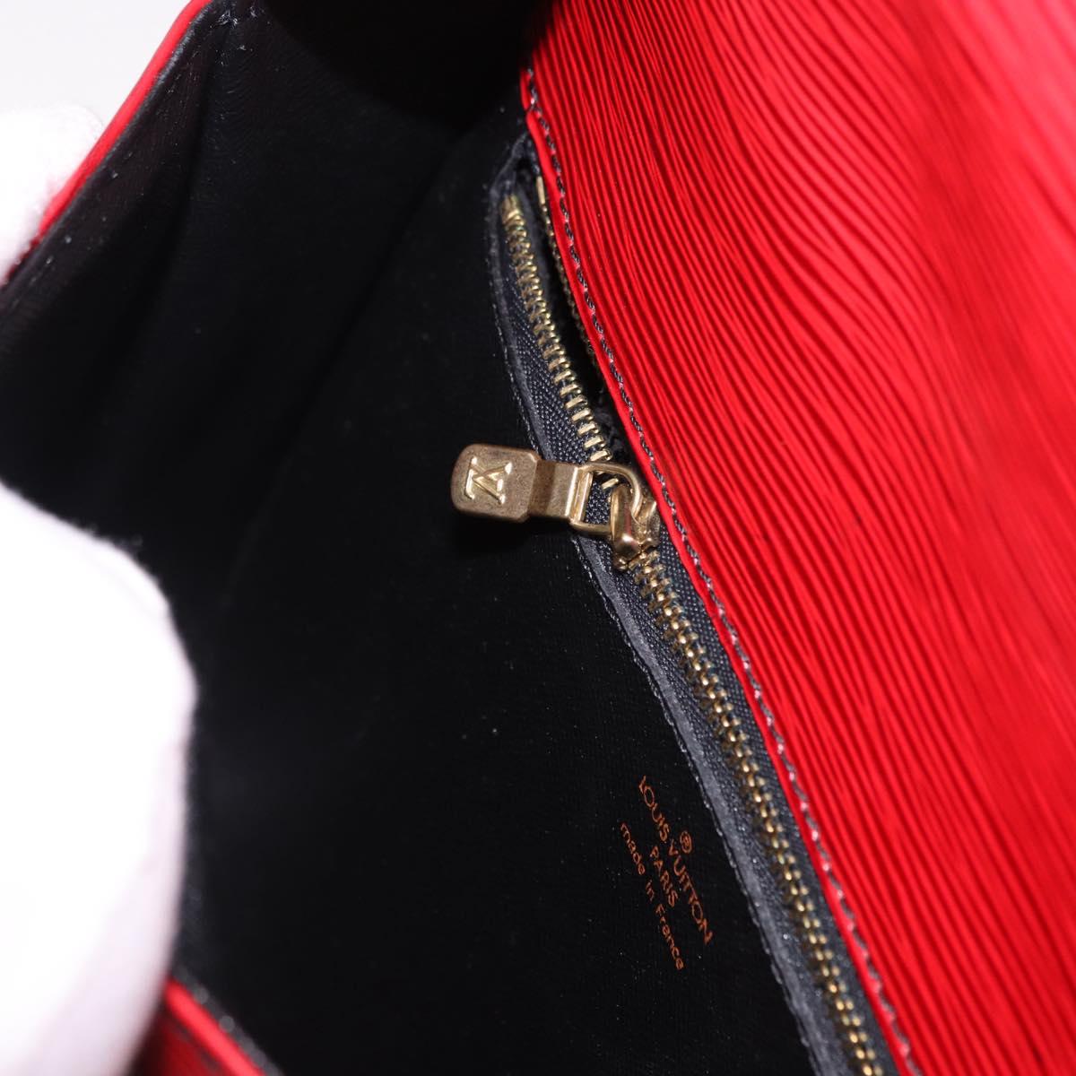 LOUIS VUITTON Epi Saint Cloud GM Shoulder Bag Red M52197 LV Auth 191772
