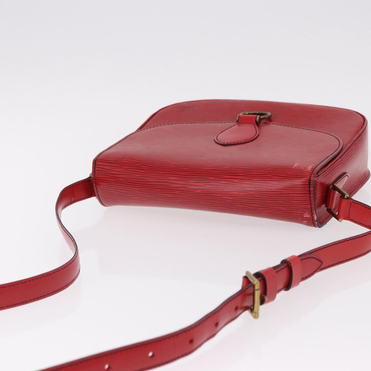 LOUIS VUITTON Epi Saint Cloud GM Shoulder Bag Red M52197 LV Auth 191772