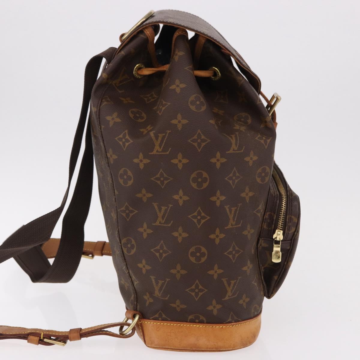 LOUIS VUITTON Monogram Montsouris GM Backpack M51135 LV Auth 191774A