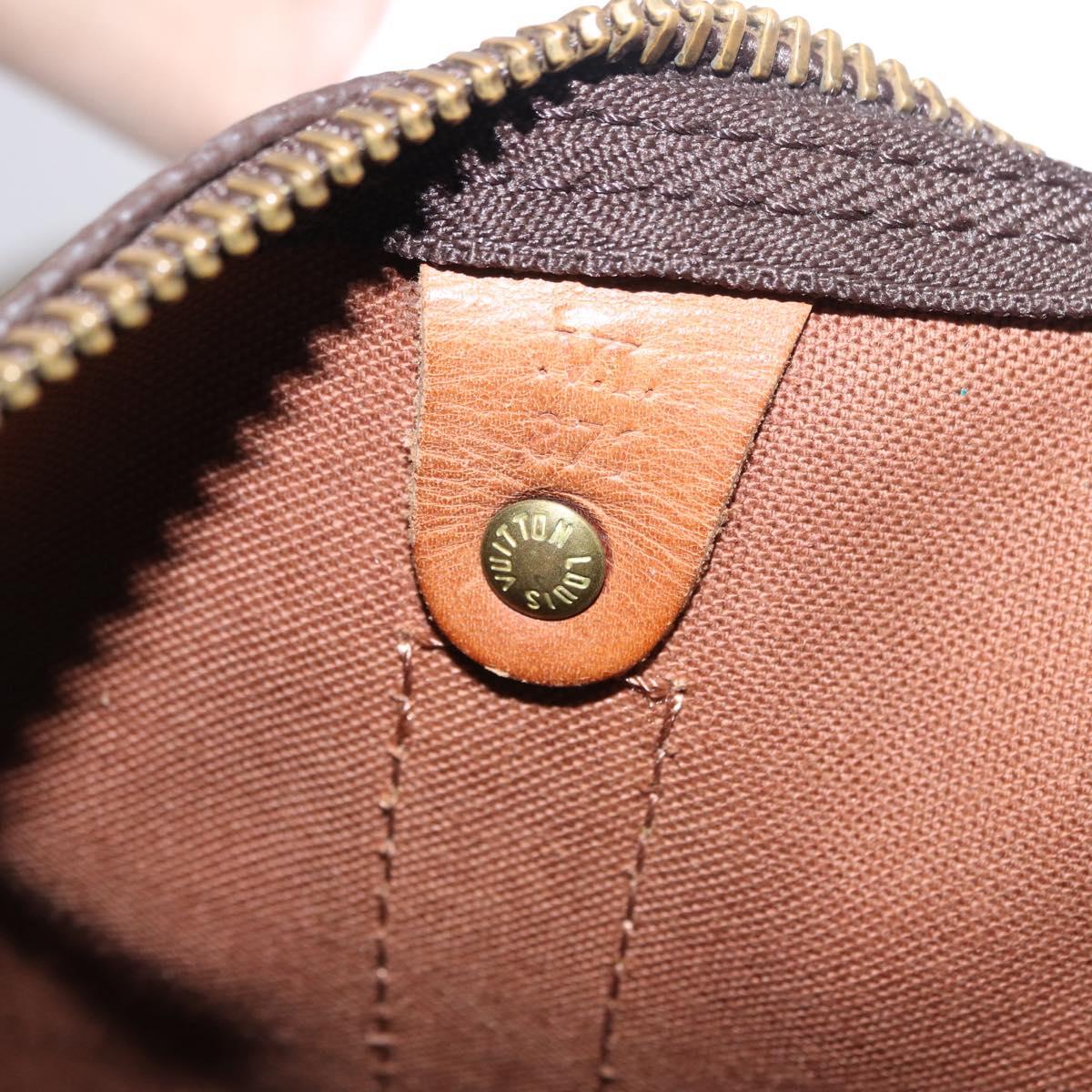 LOUIS VUITTON Monogram Keepall Bandouliere 50 Boston Bag M41416 LV Auth 191775A