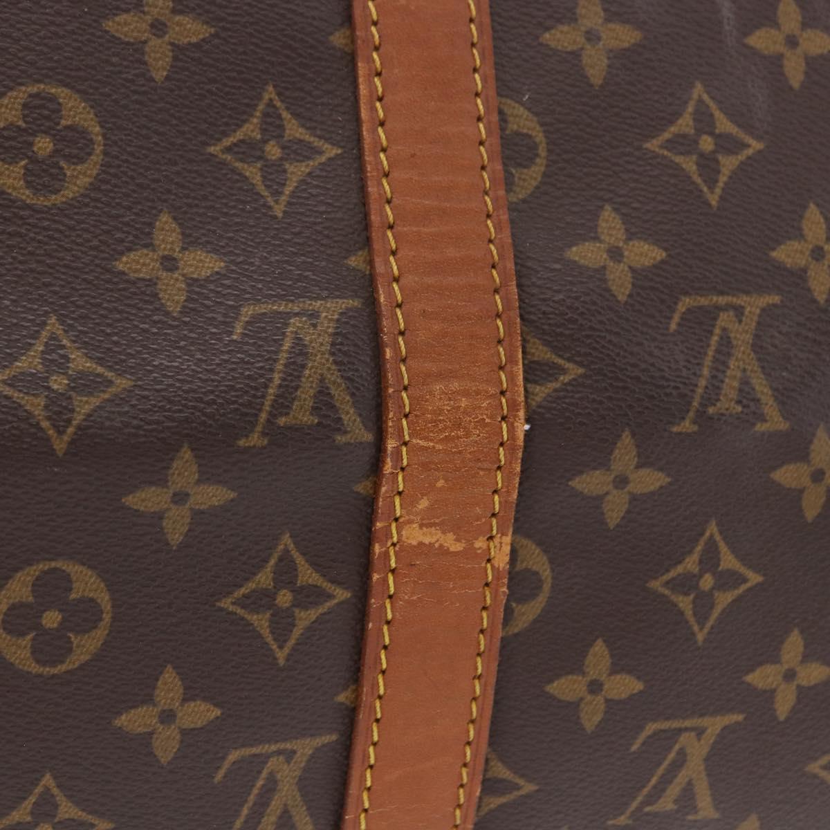 LOUIS VUITTON Monogram Keepall Bandouliere 50 Boston Bag M41416 LV Auth 191775A