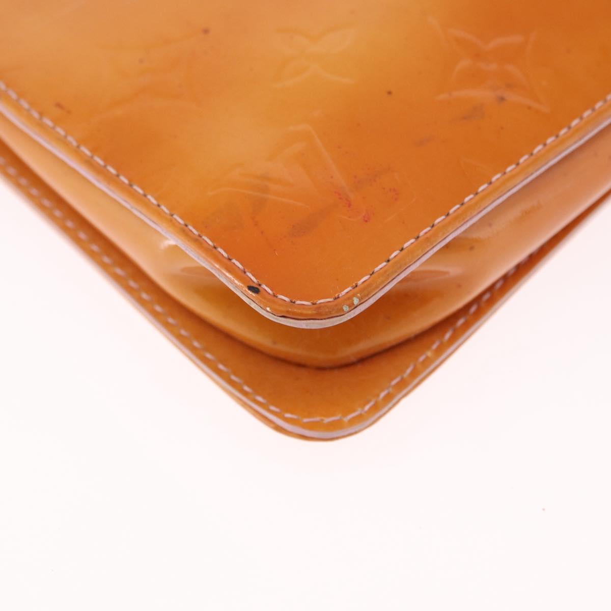 LOUIS VUITTON Monogram Vernis Lexington Accessory Pouch Rose LV Auth 191776