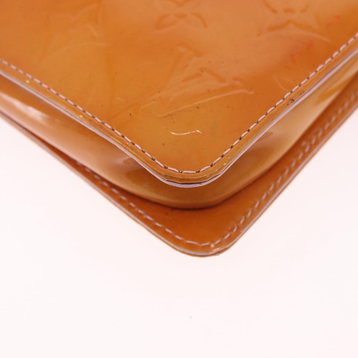 LOUIS VUITTON Monogram Vernis Lexington Accessory Pouch Rose LV Auth 191776