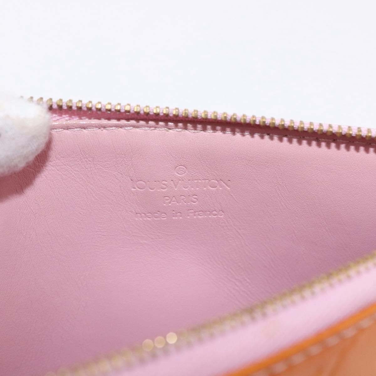 LOUIS VUITTON Monogram Vernis Lexington Accessory Pouch Rose LV Auth 191776