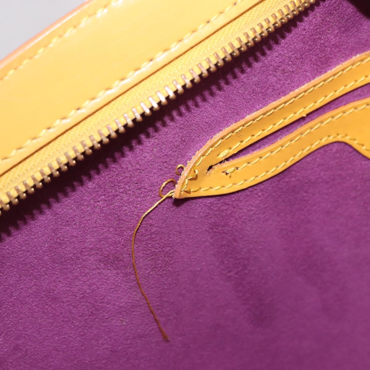 LOUIS VUITTON Epi Saint Jacques Hand Bag Yellow M52279 LV Auth 191777